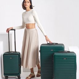 Assembly Stark Set Of 3 Textured Hard-Sided Trolley Bags image 1