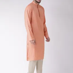 TABARD Men Silk Blend Printed Kurta image 2