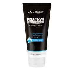 GEMBLUE BioCare Unisex Aloevera Face Wash 150 ml  & Charcoal Facial Foam 150 ml Combo of 2 image 2