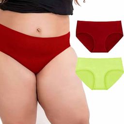 Diving Deep Women Pack of 2 Cotton Assorted Hipster Briefs-picture-16