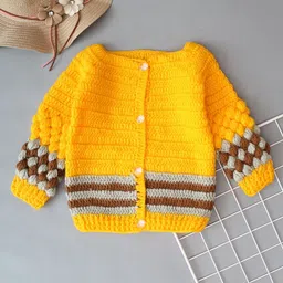 Woonie Boys Cable Knit Cardigan-image-59