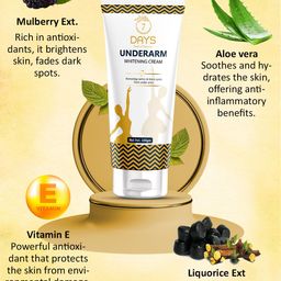 7 DAYS Feel Of Nature Underarm Whitening Cream With Mulberry Extract - 100g image 4