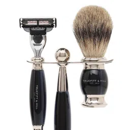 TRUEFITT & HILL Men Opal Edwardian Collection Mach-3 Razor & Shaving Brush image 2