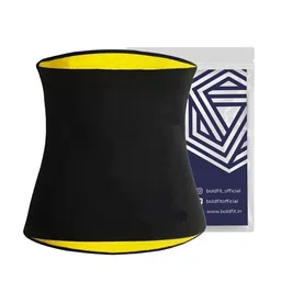 BOLDFIT Unisex Black & Yellow Solid Tummy Shaper-image-53