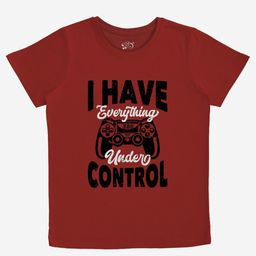 x2o Boys Typography Printed Cotton T-shirt-image-87