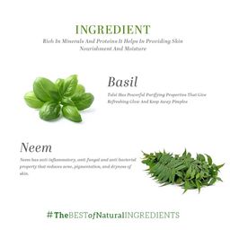 Khadi Natural Unisex Neem, Basil & Mint Herbal Sustainable Face Mask 50 g image 4
