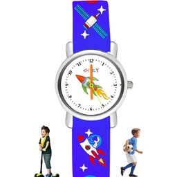 Spiky Kids Printed Dial & Printed Straps Analogue Watch SPKEVA9_ASTRO_BLU-42