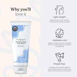 Fix My Curls Curl Quenching Hair Butter for Curly And Wavy Hair - 100 g image 3