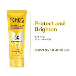 Ponds SPF 50 PA++ UVA UVB Serum Boost Invisible Gel Sunscreen with Niacinamide C - 50 g image 2