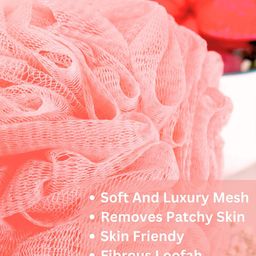 ALLURE Set Of 2 Soft & Skin Friendly Bathing Sponge Loofah image 2