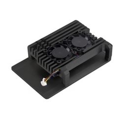 Waveshare Aluminium Alloy Case for Raspberry Pi 5, Dual Cooling Fans image 4