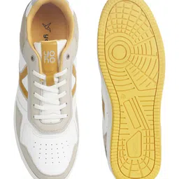 yoho Men Colourblocked Lightweight Memory Foam Basics Sneakers image 5