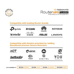 Resonate 9V1A Mini UPS (4000mAh) | Intelligent Charging | Up to 6 Hours Backup | Replaceable Batteries image 5