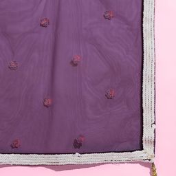 panchhi Embroidered Sequinned Semi-Stitched Lehenga & Unstitched Blouse With Dupatta image 5
