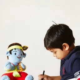 Panda's Box Kids Mantra Chanting Baby Krishna Musical Soft Plush Toy image 4