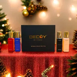 DECOY Set Of 4 Blue Zephyr, Passionate Red, Intense Black & Peachy Saas EDP - 20 ml Each image 5