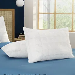 MAXNAP Sleep Support White Set of 2 Fibre Filled Polyester Lightweight Sleep Pillow image 3
