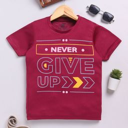 HRX by Hrithik Roshan Boys Typography Printed Rapid-Dry T-shirt-image-71