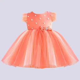 STANWELLS KIDS Girls Beads & Stones Bow Fit and Flare Dress-image-9