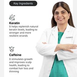 Cureskin 2 In 1 Conditioning Shampoo With Keratin - 150 ml image 2