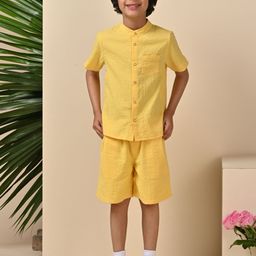 The Tribe Kids Boys Regular Fit Mid Rise Knee Length Cargo Shorts-picture-41