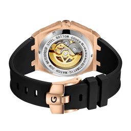 GIORDANO Men Printed Dial & Straps Analogue Automatic Motion Powered Watch image 5