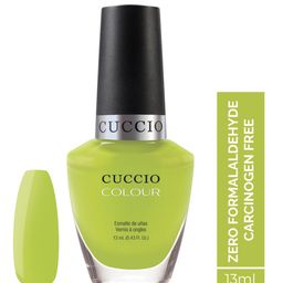 Cuccio Wow The World Yellow Long Lasting Glossy Nail Polish 25-Free Formula 13 ml-10
