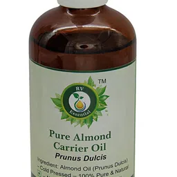 R V Essential Set Of 2 Pure Almond Carrier Oil - 100 ml Each image 4