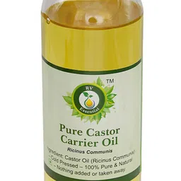 R V Essential Set Of 2 Pure Castor Carrier Oil - 100 ml Each image 4
