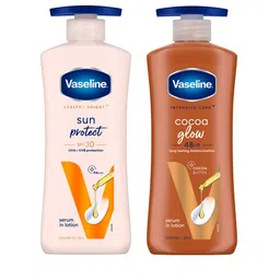 Vaseline 2Pcs Cocoa Glow & Sun & Pollution Protection Body Lotion - 400ml each-12