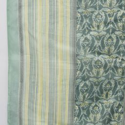 RAJGRANTH Women Turquoise Blue Floral Printed Pure Cotton Kurta with Palazzos & With Dupatta image 4