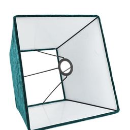 Grated Ginger Green Self Design Handcrafted Bedside Table Lamp with Shade image 3