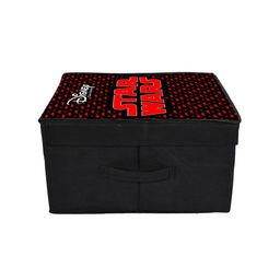 Kuber Industries Set Of 2 Disney Star Wars Print Foldable Storage Organizer Box With Lid image 2