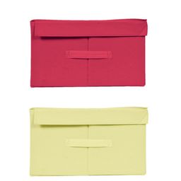 Kuber Industries Set Of 2 Disney Print Foldable Organiser Box With Lid image 5