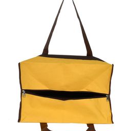 Kuber Industries Set of 2 Yellow & Black Solid Medium Size Multi-Purpose Storage Bag image 5