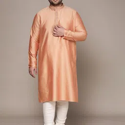 KISAH PLUS Men Plus Size Kurta With Churidar image 3
