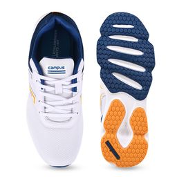Campus Men White Mesh Running Shoes image 5