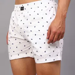 TOFFCRAFT Austin Men Printed Outer Elastic Boxer image 5