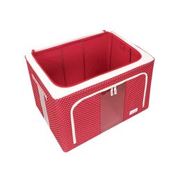 BlushBees Red & White Polka Dot Printed Multi-Utility Organizer image 3