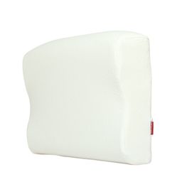 HOSTA HOMES White Solid Ultrasoft Memory Foam Cervical Pillow image 4