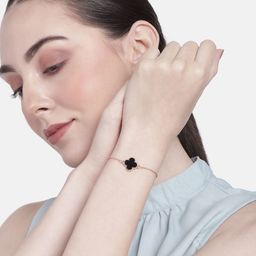Estele Women Rose Gold-Plated Link Bracelet-image-78