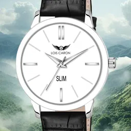 LOIS CARON Men Leather Straps Analogue Watch MLC-4257-image-76