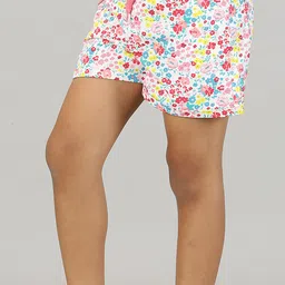 KiddoPanti Girls Mid-Rise Printed Hot Pants-image-29