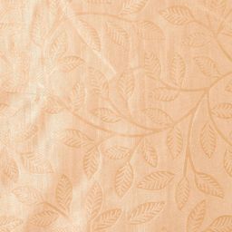 Cortina Set of 2 Cream-Coloured Embossed Leaf Print Polyester Window Curtains image 4