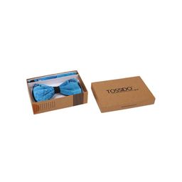 Tossido Men Blue & Yellow Printed Accessory Gift Set-image-90