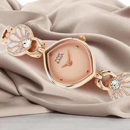 Titan Raga Women Peach-Coloured Dial Watch 2497WM01-16