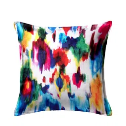 HOUZZCODE Multicoloured Set of 2 Abstract Square Cushion Covers image 2