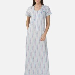 Sand Dune Printed Maxi Nightdress-image-29