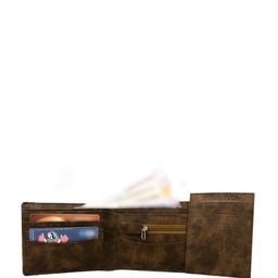 LOREM Men Abstract Textured Two Fold Wallet image 2