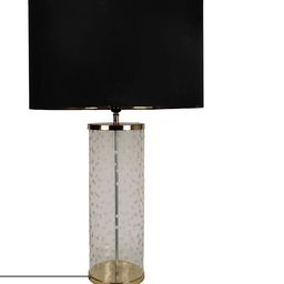Grated Ginger Black Solid Contemporary Table Lamp with Shade image 4